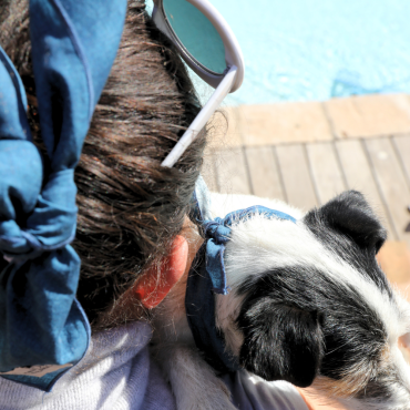 Bandana jean stylé & rock - Pour un look MATCHY avec son chien !