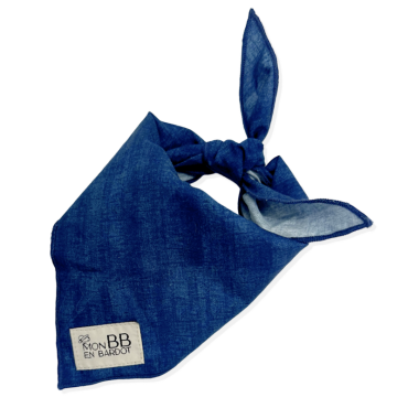 Bandana Jean pour chien ou chat : Stylé & rock !